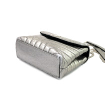 Saint Laurent Lou Lou Pelle Argento