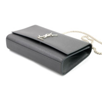 Saint Laurent Kate Pelle Grigia