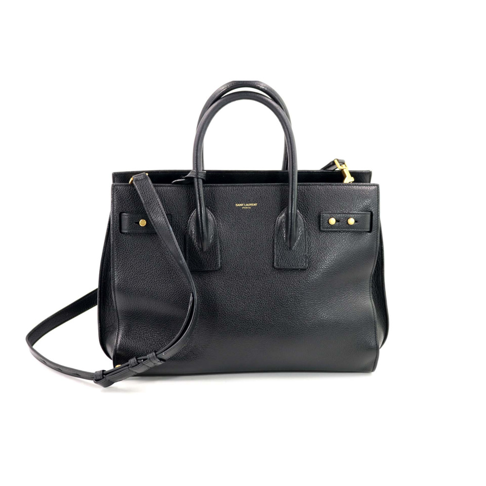 Saint Laurent Sac de Jour Pelle Nera
