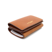 Saint Laurent Portafoglio Pelle Marrone