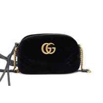 Gucci Marmont Camera Bag Velluto Nero