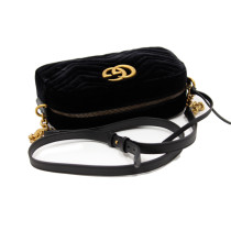 Gucci Marmont Camera Bag Velluto Nero