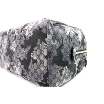 Gucci Borsone Tela Nera e Grigia