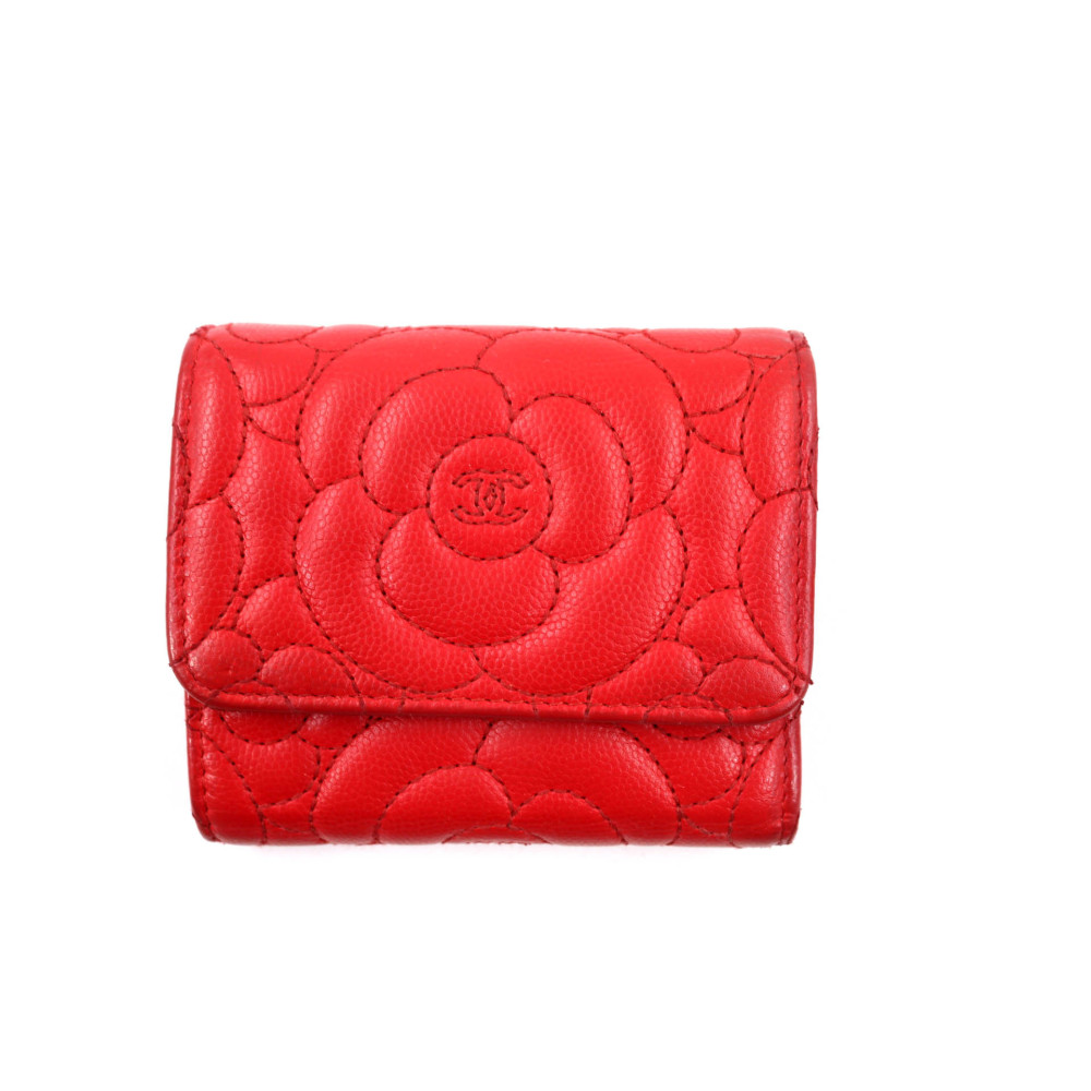 Chanel Portafoglio Pelle Rossa