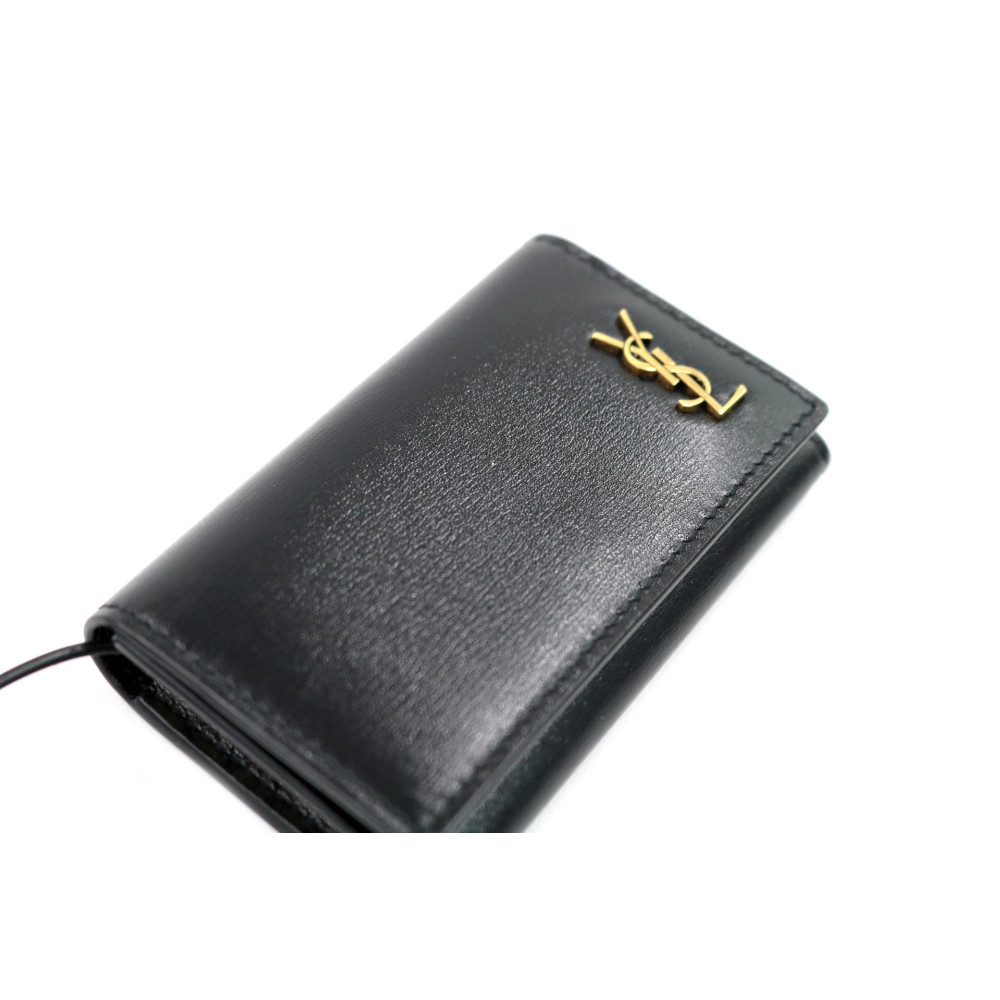 Saint Laurent Portachiavi Pelle Nera