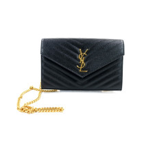 Saint Laurent Cassandre Pelle Nera