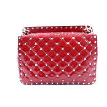 Valentino Spike Vernis Rossa