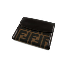 Fendi Portafoglio Zucca Marrone