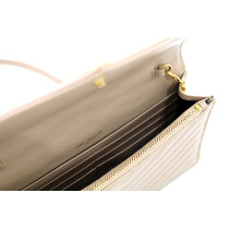 Saint Laurent Pochette Cassandre Pelle Dark Beige