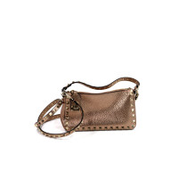 Valentino Rockstud Pochette Pelle Bronzo