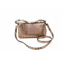 Valentino Rockstud Pochette Pelle Bronzo