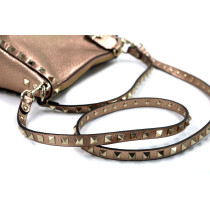 Valentino Rockstud Pochette Pelle Bronzo