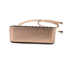 Valentino Rockstud Pochette Pelle Bronzo