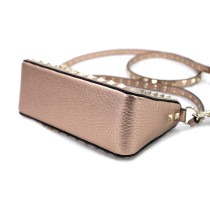 Valentino Rockstud Pochette Pelle Bronzo