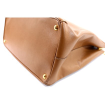 Prada Galleria Large Pelle Saffiano Cognac