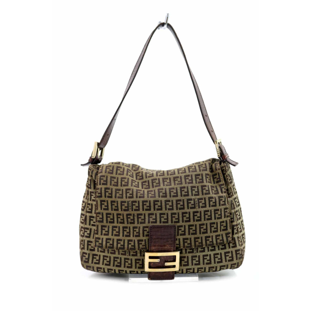 Fendi Mama Baguette Zucca Marrone