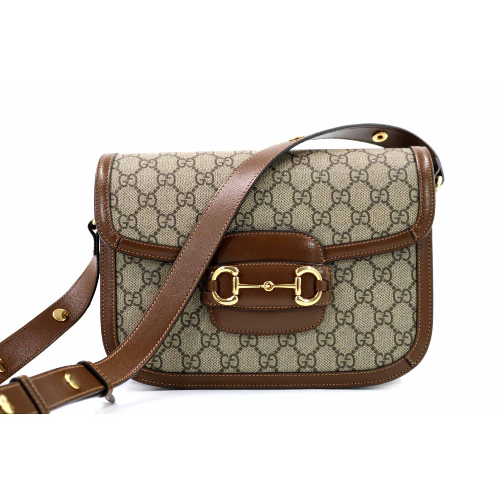 Gucci Horsebit Media GG Beige