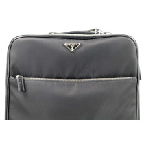 Prada Trolley da Cabina Tela Vela Nera