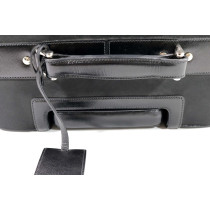 Prada Trolley da Cabina Tela Vela Nera