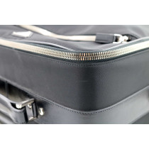 Prada Trolley da Cabina Tela Vela Nera