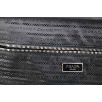 Prada Trolley da Cabina Tela Vela Nera