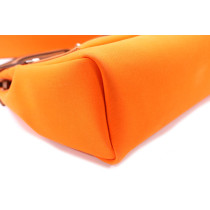 Hermes Herbag 31 Tessuto e Pelle Arancio