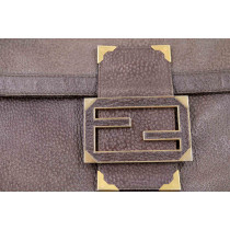 Fendi Baguette XL Pelle Marrone