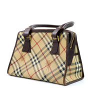 Burberry Bauletto Boston Tartan Check Beige