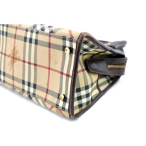Burberry Bauletto Boston Tartan Check Beige