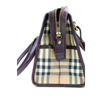 Burberry Bauletto Boston Tartan Check Beige