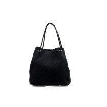 Gucci Shopping Tela e Pelle Nera