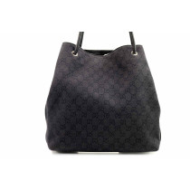 Gucci Shopping Tela e Pelle Nera