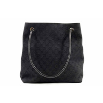 Gucci Shopping Tela e Pelle Nera