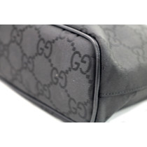 Gucci Shopping Mini Tela e Pelle Nera