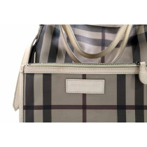 Burberry Shopping Tela Tortora