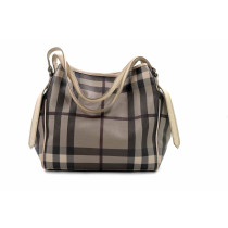 Burberry Shopping Tela Tortora
