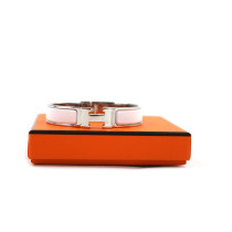 Hermès Bracciale Click H Metallo Bianco