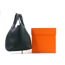 Hermes Picotin 18 Pelle Verde Scuro