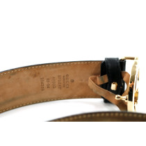 Gucci Cintura Interlocking Pelle Nera