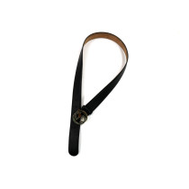 Gucci Cintura Interlocking Pelle Nera