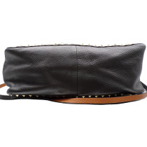 Valentino Rockstud Reversibile Nera/ Caramel