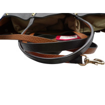 Valentino Rockstud Reversibile Nera/ Caramel