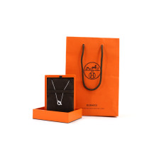 Hermes Collana Pendente Finesse Oro Bianco e Diamanti
