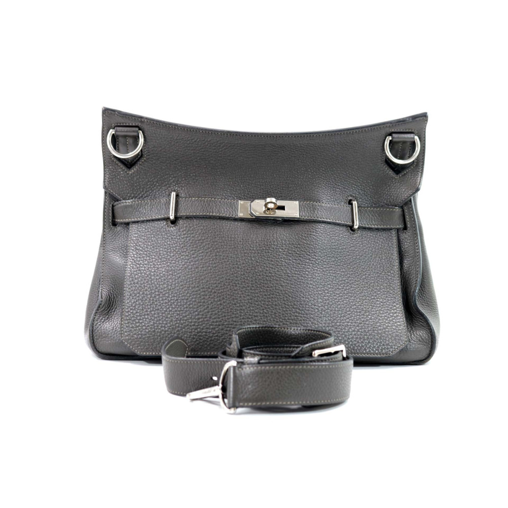 Hermes Jypsiere 34 Pelle Grigio Scuro