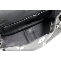 Hermes Jypsiere 34 Pelle Grigio Scuro