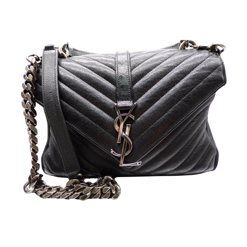 YSL College Medium Pelle Nera