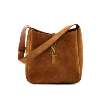 Saint Laurent Le 5 à 7 Piccola Suede Cammello