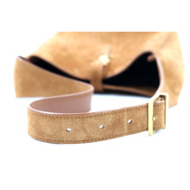 Saint Laurent Le 5 à 7 Piccola Suede Cammello