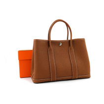 Hermes Garden Party 30 Pelle Marrone
