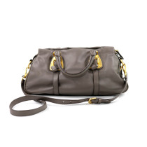 Prada Bauletto Pelle Grigia